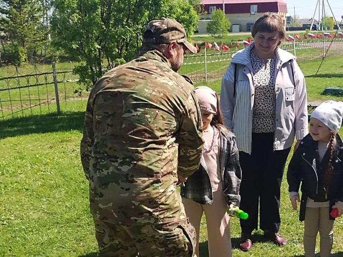 Встреча с участником СВО Встреча с участником СВО.